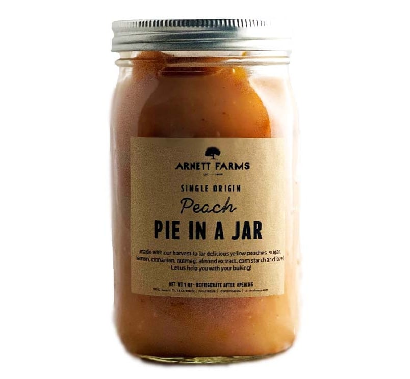 Peach Pie in a Jar