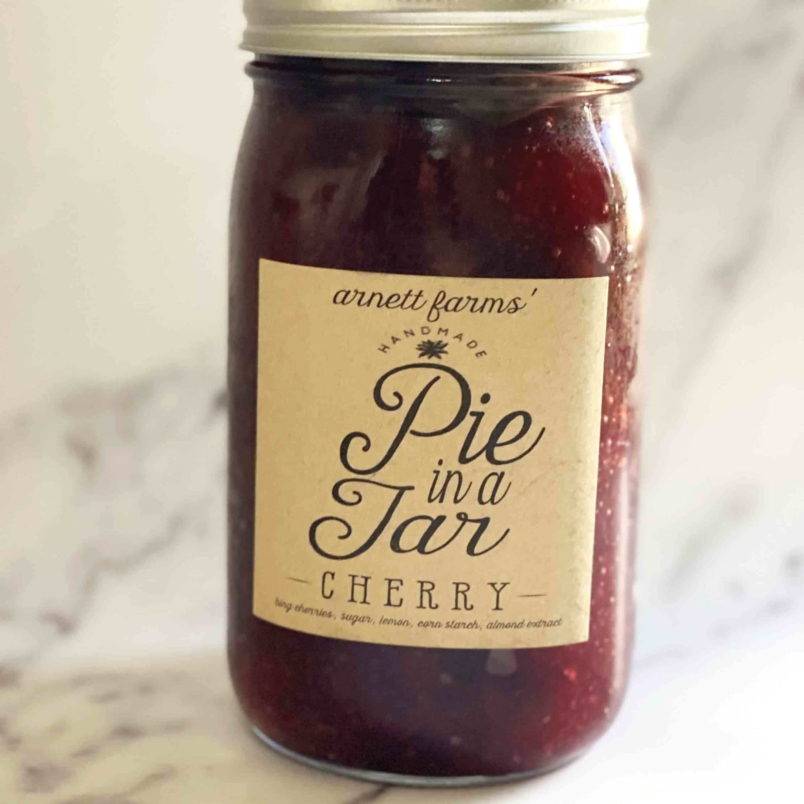 Cherry Pie in a jar