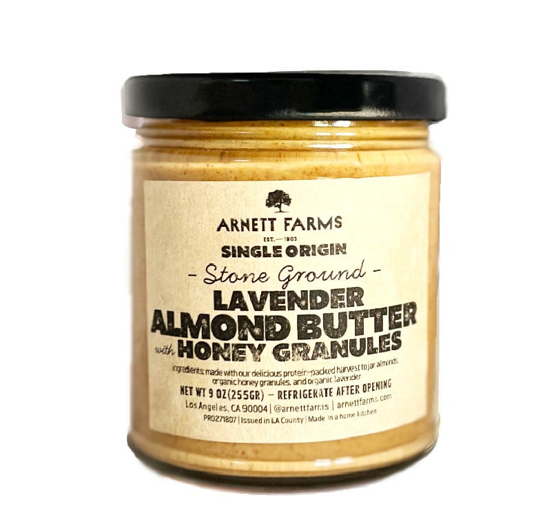 Lavender Almond Butter with Honey Granules